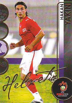 Hakan Yakin Switzerland Panini Euro 2008 Card Collection #85